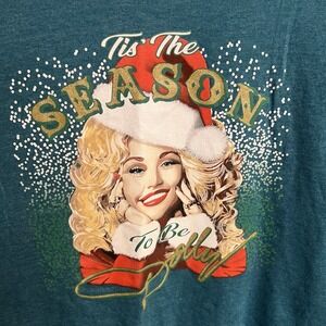 Dollywood Tis The Season To BeDolly Parton Christmas Graphic Long Sleeve Size XL
